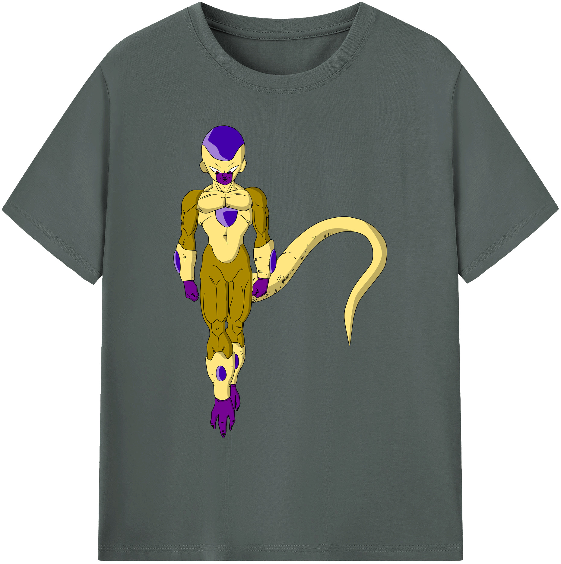 （画像用） ドラゴンボール フリーザ DRAGON BALL Frieza 綿100％ メンズ半袖Tシャツ｜肌触りやわらか＆通気性